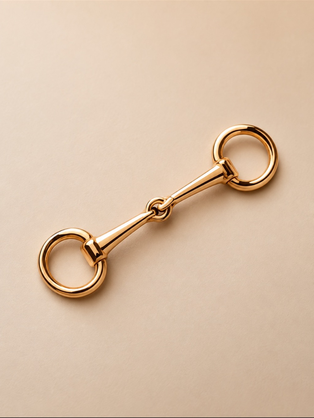 🔥 HERMES Mini Mors Twilly Ring in permabrass.